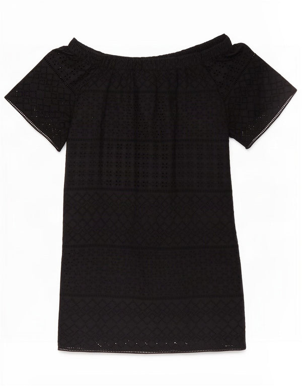 Rochie pentru femei Ralph Lauren cu umăr dezactivat US 6 Medium Bleumarin Argyle/Diamond