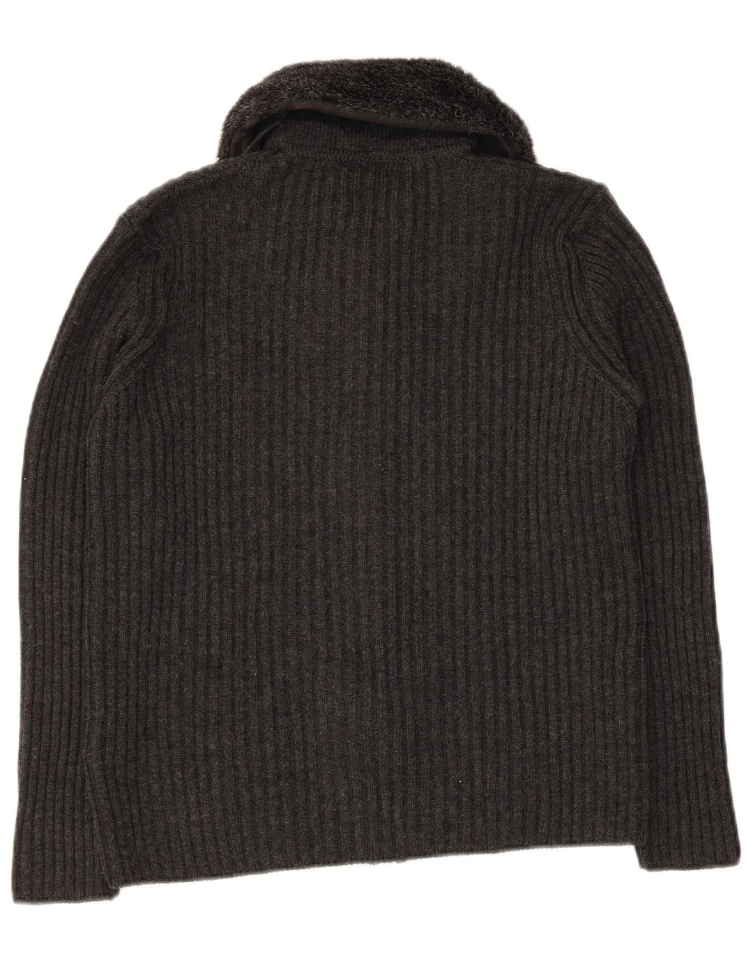 Pulover cardigan pentru femei Marks & Spencer UK 12 Medium Gri Acrilic
