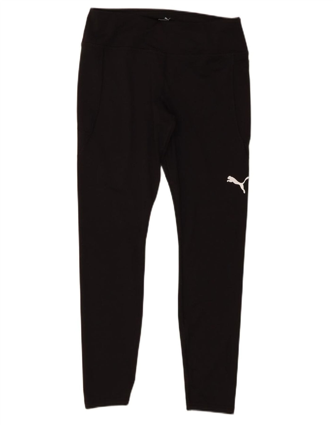 PUMA Womens Leggings UK 14 Large  Black Polyester