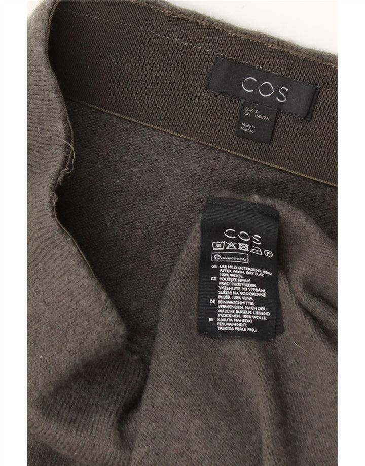 Fusta creion tricot pentru femei Cos Mic W27 Lână gri