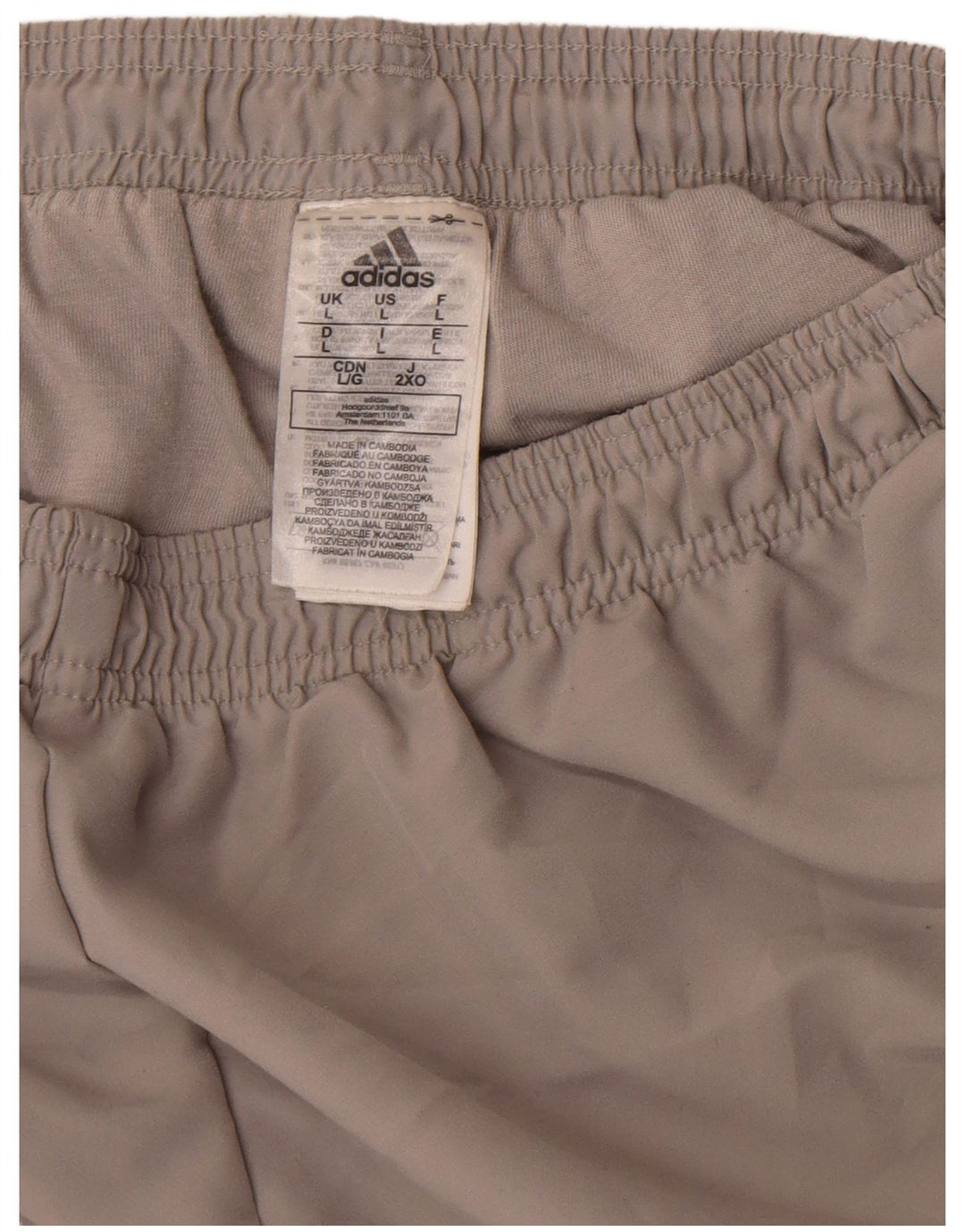 Pantaloni de trening Adidas pentru bărbați Joggeri mari, gri, poliester