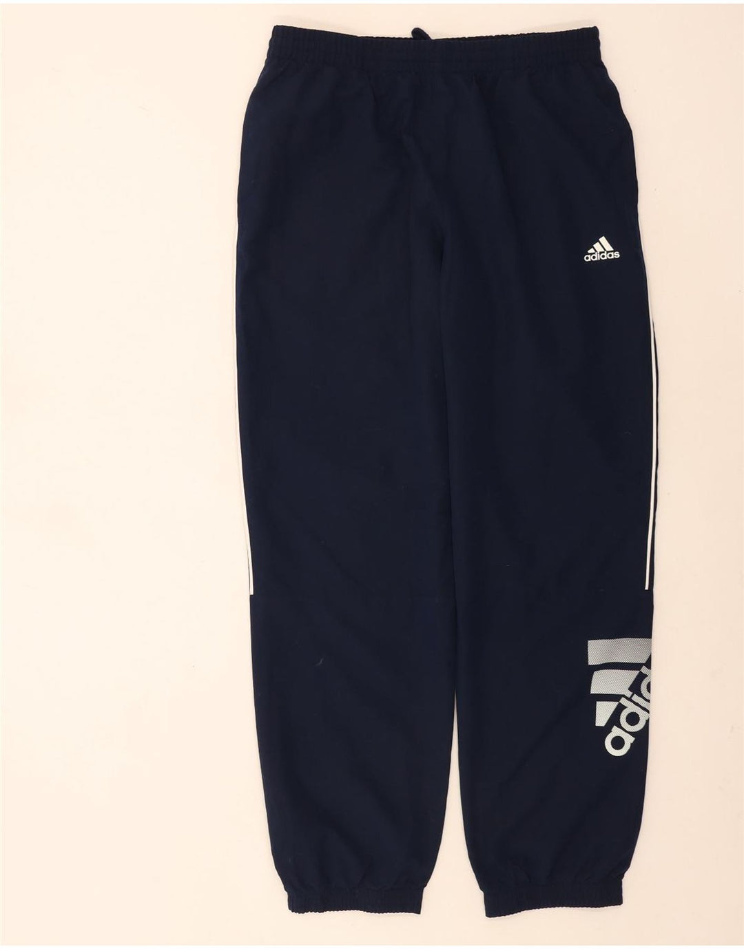 Pantaloni de trening cu grafică Adidas pentru bărbați Pantaloni de jogging mari, bleumarin, poliester