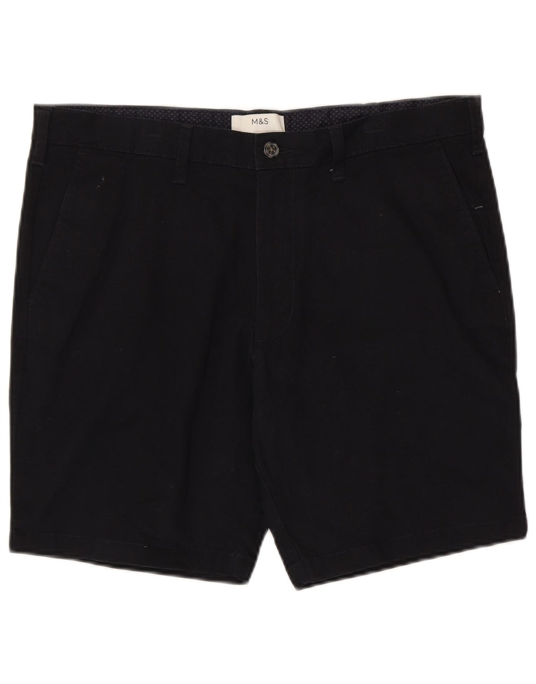 Pantaloni scurți chino pentru bărbați Marks & Spencer W36, mari, albastru, bumbac