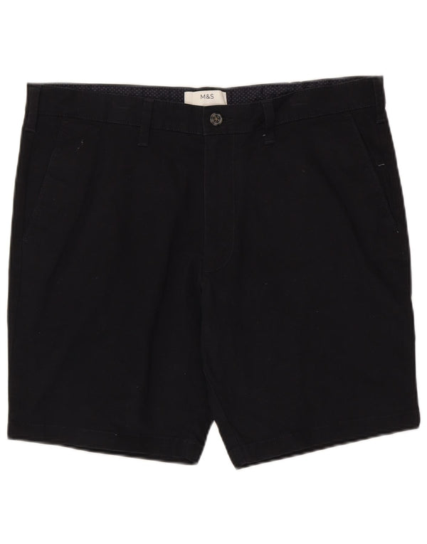 Pantaloni scurți chino pentru bărbați Marks & Spencer W36, mari, albastru, bumbac