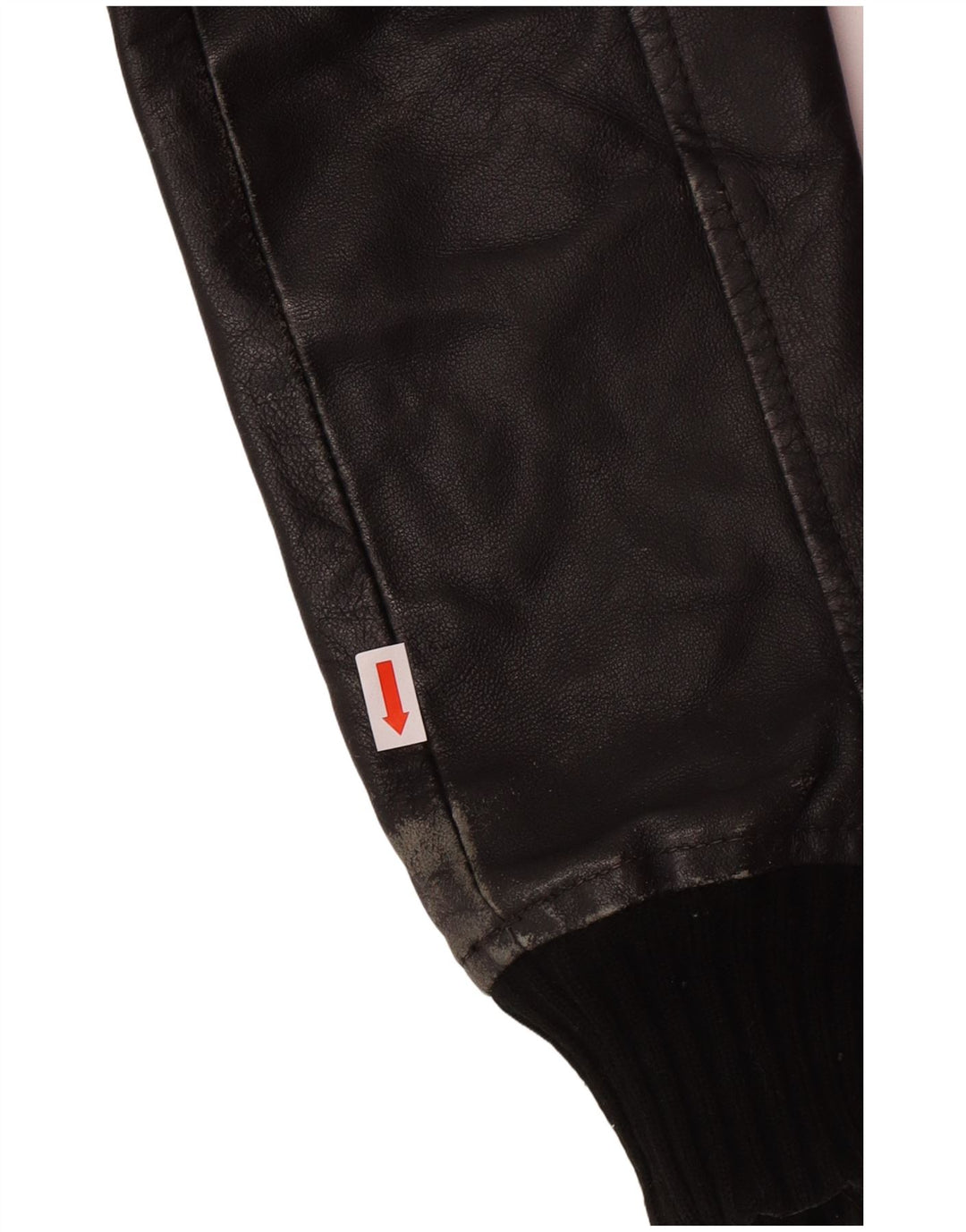 Geacă de piele XDYE pentru femei UK 10, motociclist mic din piele neagră