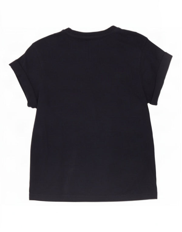 Tricou cu grafic Jack Wills pentru femei Top UK 6 XS Bumbac bleumarin