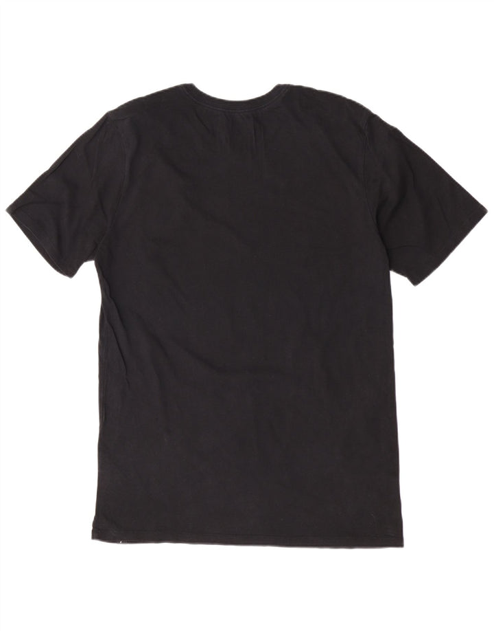 Tricou Jordan pentru bărbați, cu ajustare standard, top mediu din bumbac negru