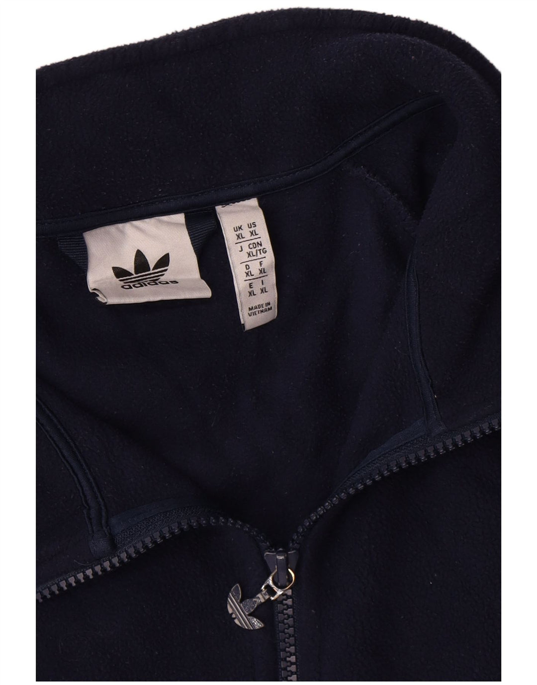 Jachetă pentru bărbați ADIDAS Graphic Fleece UK 42 XL Bleumarin Poliester