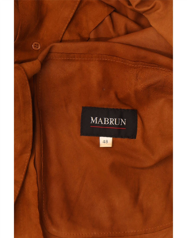 Geaca de piele intoarsa pentru femei Mabrun IT 48 XL Bej