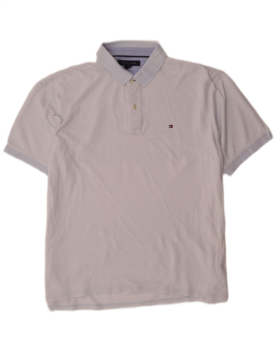 Tricou polo Tommy Hilfiger pentru bărbați XL, bumbac albastru