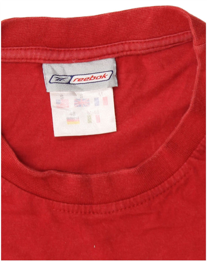 Tricou grafic REEBOK pentru bărbați Top mic bumbac roșu