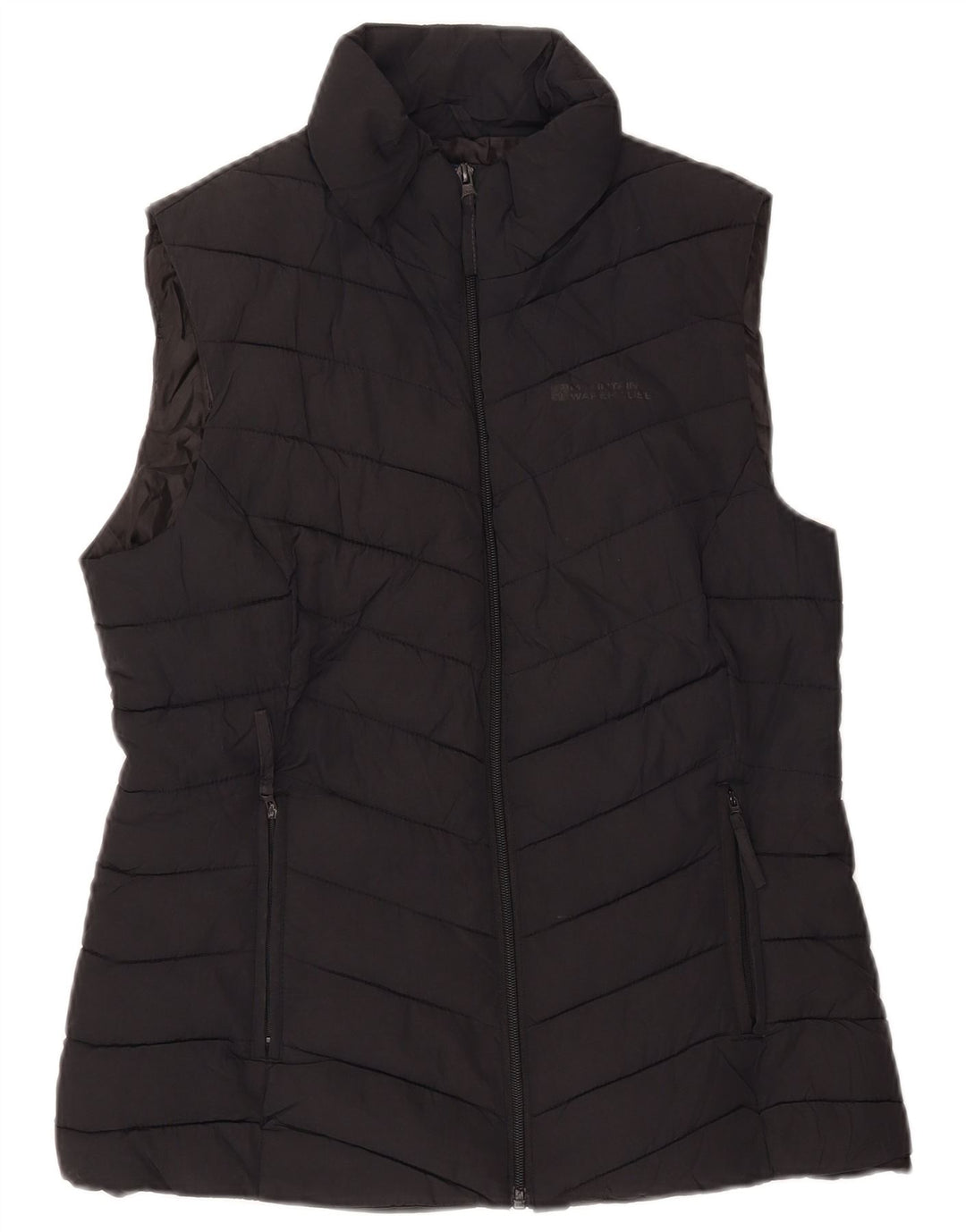 Gilet căptușit pentru femei Mountain Warehouse UK 12 Medium Black Nylon