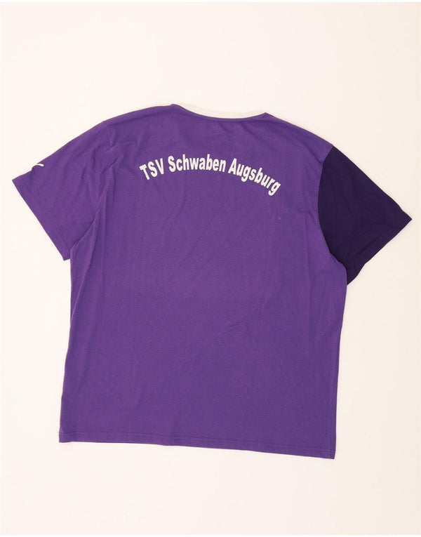 Tricou grafic pentru bărbați PUMA Top XL Violet Poliester color bloc