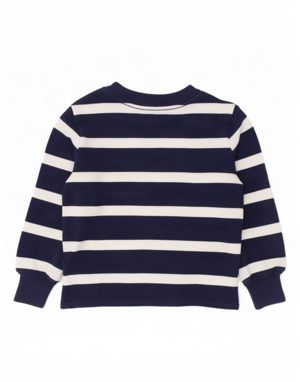 Polo Ralph Lauren Băieți Regular Top cu mânecă lungă 2-3 ani bleumarin cu dungi