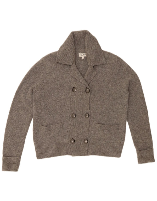 JACK WILLS Pulover cardigan supradimensionat pentru femei UK 10 Small Gri