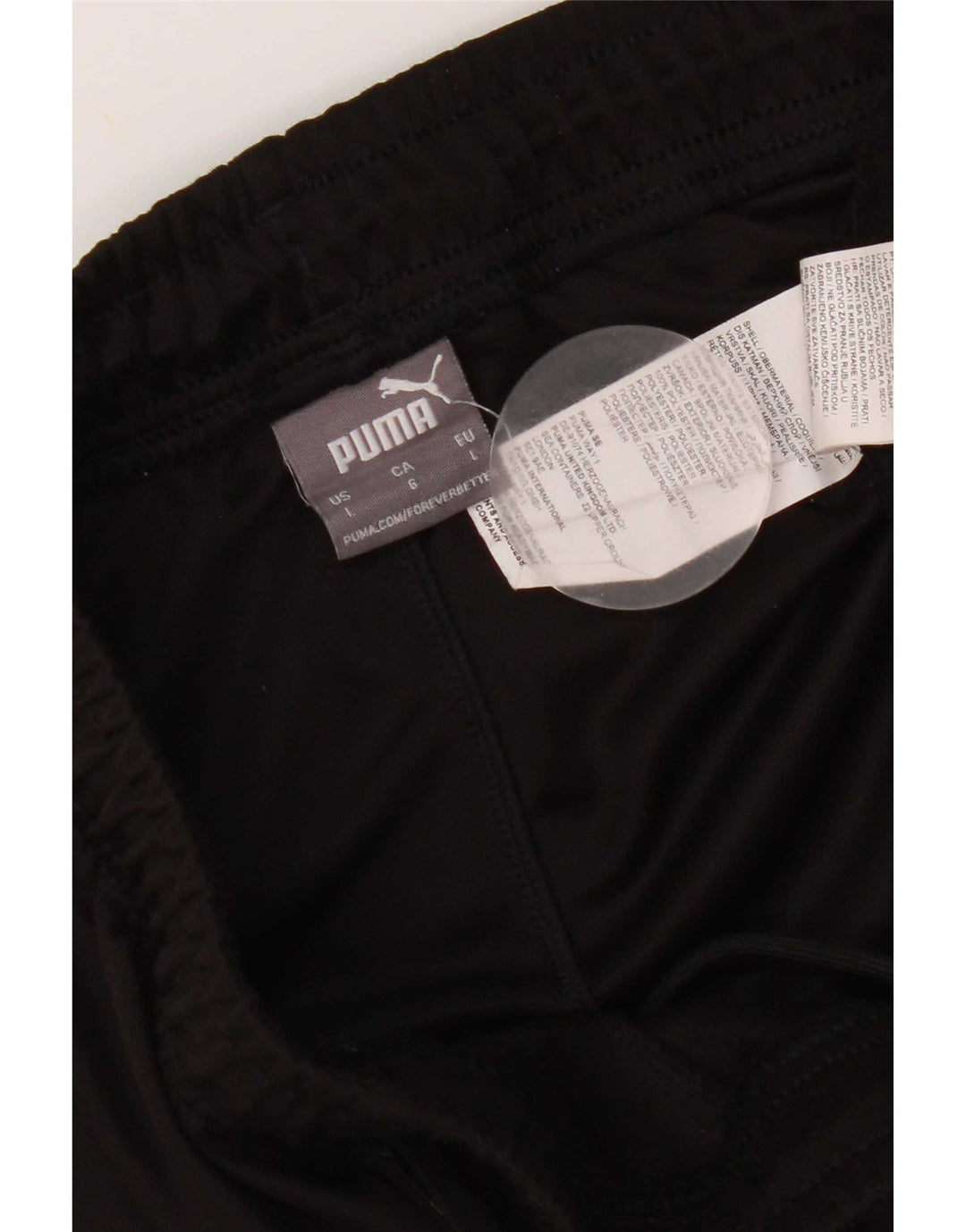 Pantaloni de trening pentru bărbați Puma, mari, negru, poliester color bloc