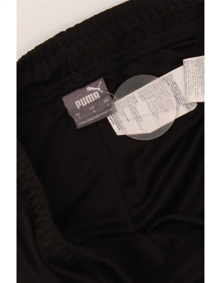 Pantaloni de trening pentru bărbați Puma, mari, negru, poliester color bloc