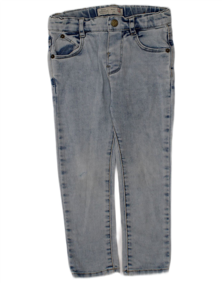 Blugi Slim Băieți Zara 2-3 Ani L20 L13 Bumbac Albastru