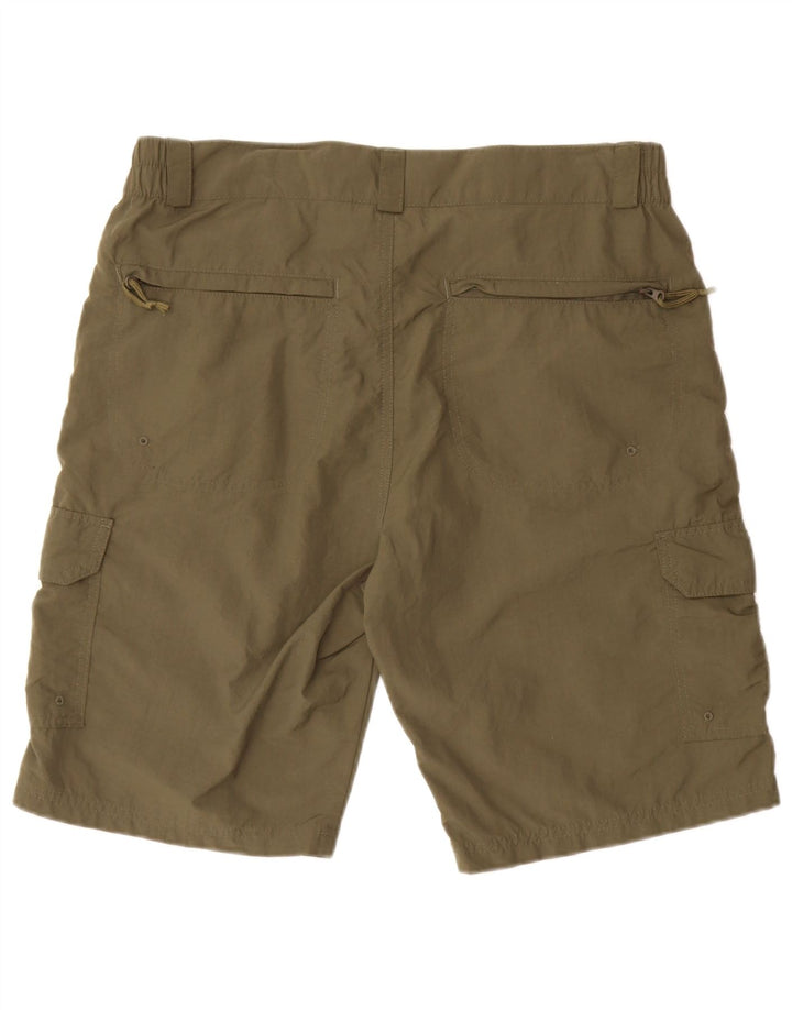 MOUNTAIN WAREHOUSE Pantaloni scurți cargo pentru bărbați W34 Large Kaki Nylon
