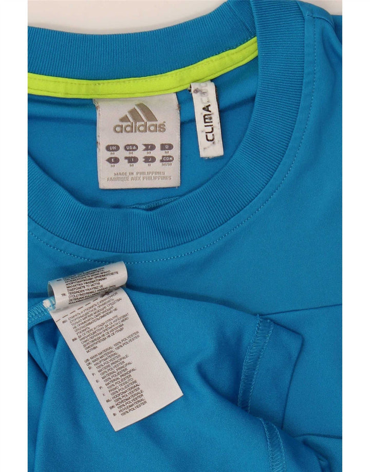 Tricou Adidas Climacool pentru bărbați Top Medium Blue Poliester