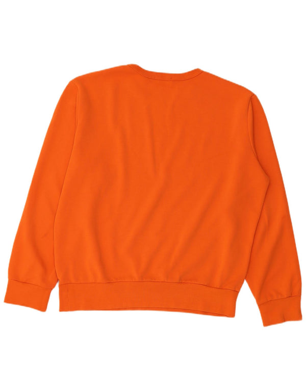 Pulover supradimensionat pentru femei Polo Ralph Lauren UK 14 portocaliu mediu