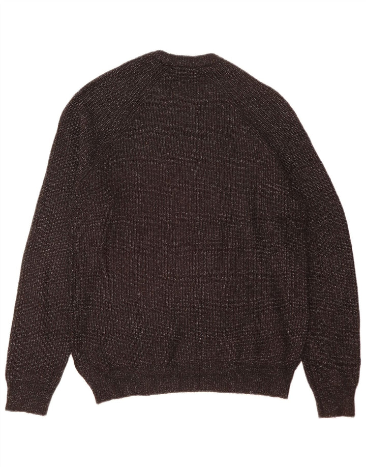 Pulover Marks & Spencer pentru bărbați, cu gât crew, pete mediu negru