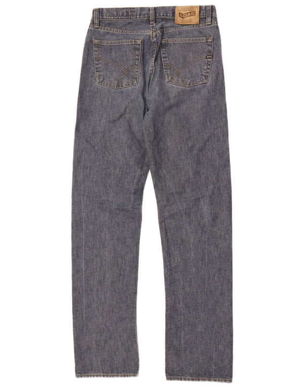 Blugi drepti pentru bărbați Gas California W32 L34 Bumbac albastru