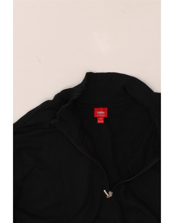 MOSSIMO Womens Tracksuit Top Jacket UK 22 3XL Black Cotton Vintage Mossimo and Second-Hand Mossimo from Messina Hembry 