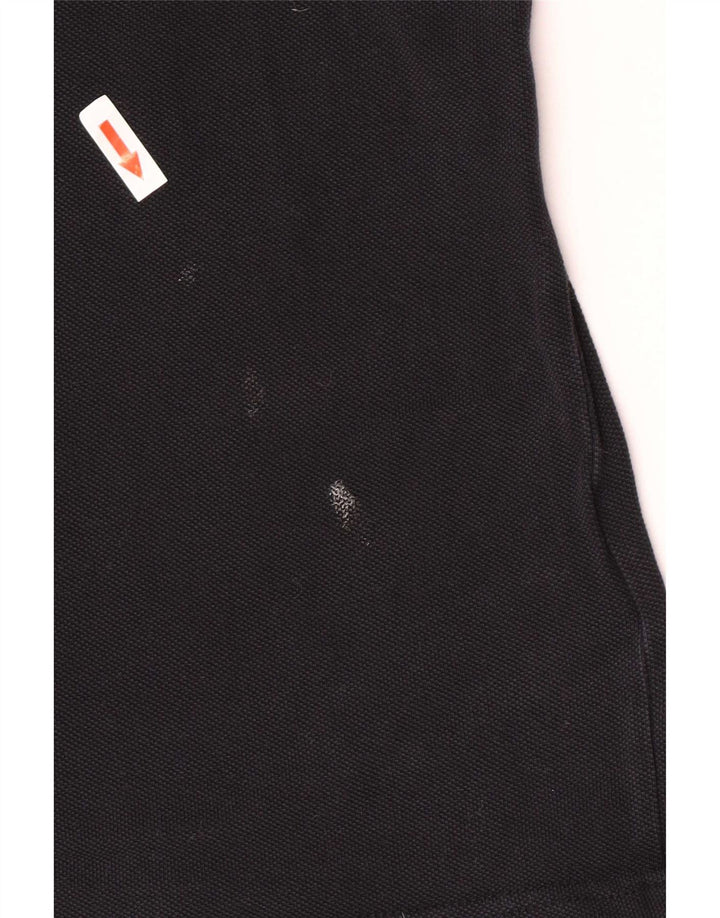 Cămașă polo Fred Perry pentru bărbați, bumbac mediu negru