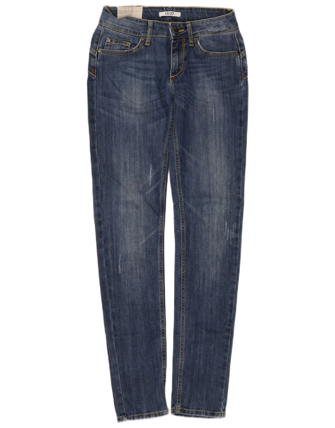 Blugi skinny pentru femei Liu Jo W26 L31 albastru