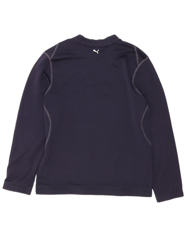 Tricou cu mânecă lungă Puma pentru bărbați, bleumarin mediu