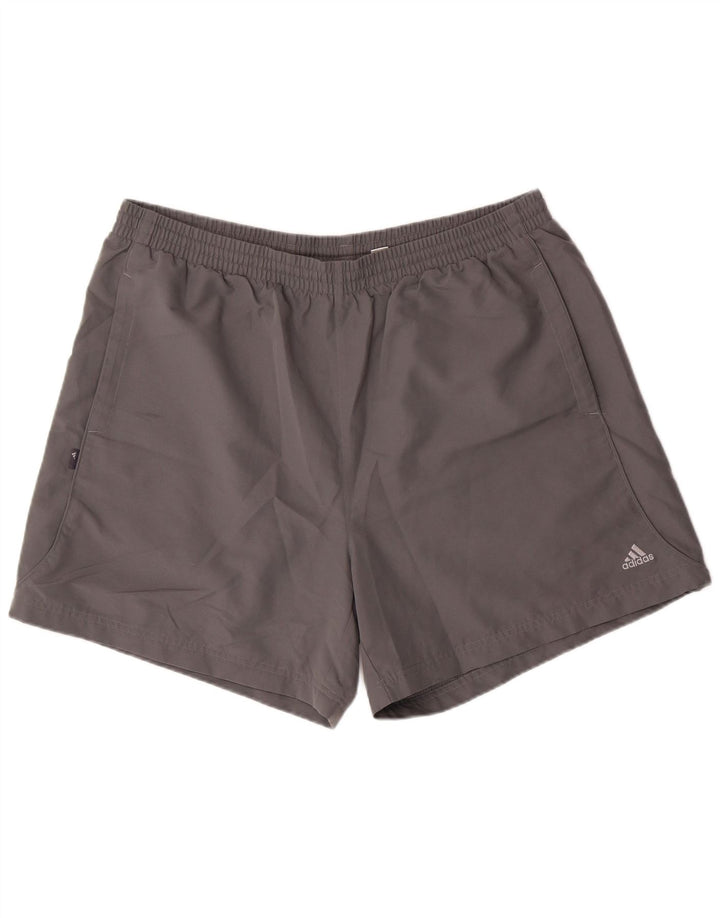 Pantaloni scurți sport pentru bărbați ADIDAS 2XL poliester gri