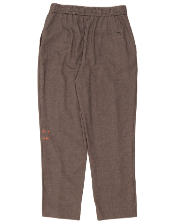 Pantaloni chino conici pentru femei Zara Mediu L28 L26 Poliester gri