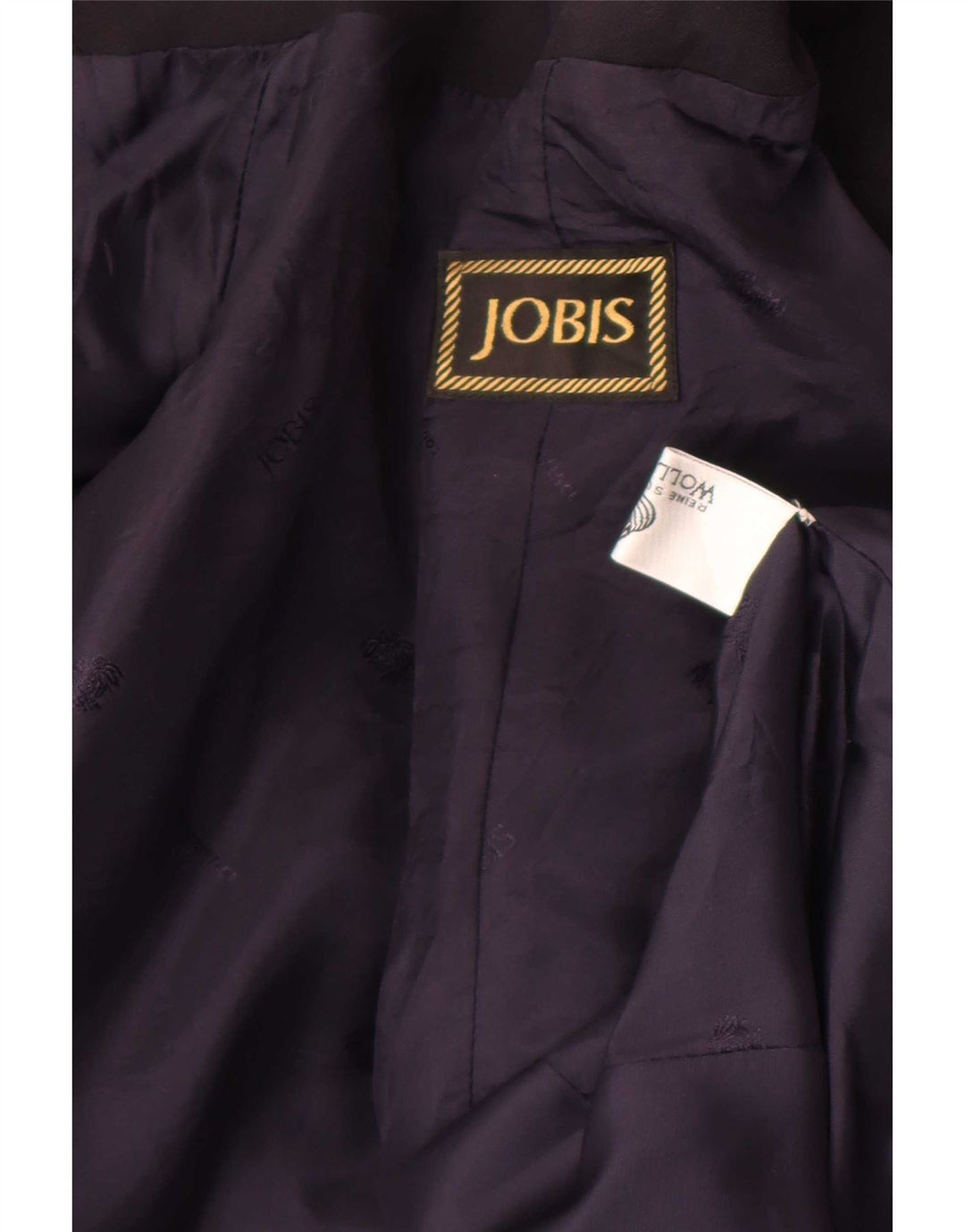 Jachetă pentru femei Jobis cu paragate dublu-breaste UK 14 Medium Bleumarin