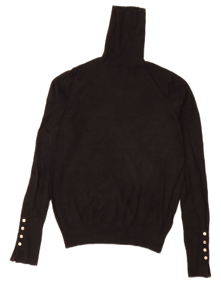 Pulover pentru femei cu gât rulat Zara UK 10 Mic Negru