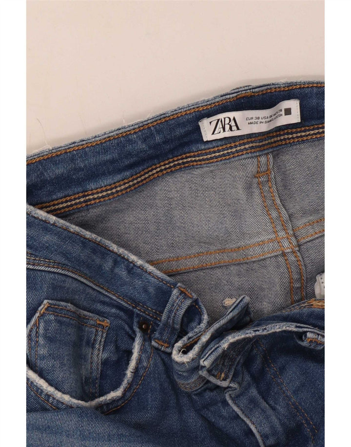 Blugi slim dama Zara EU 38 Mici W28 L27 Albastru