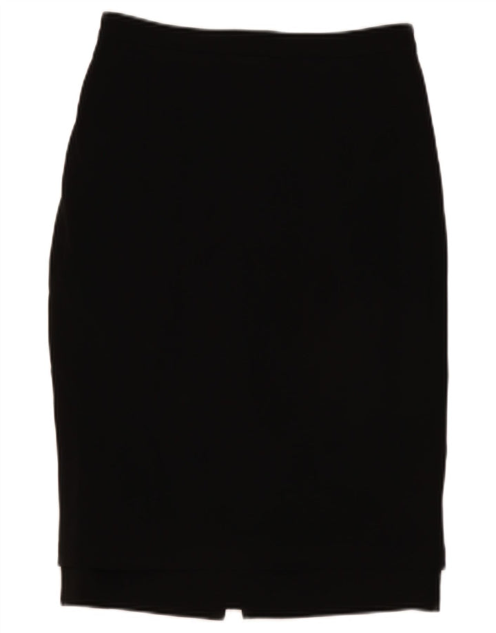 Fusta creion vintage pentru femei IT 44 Medium W30 Negru