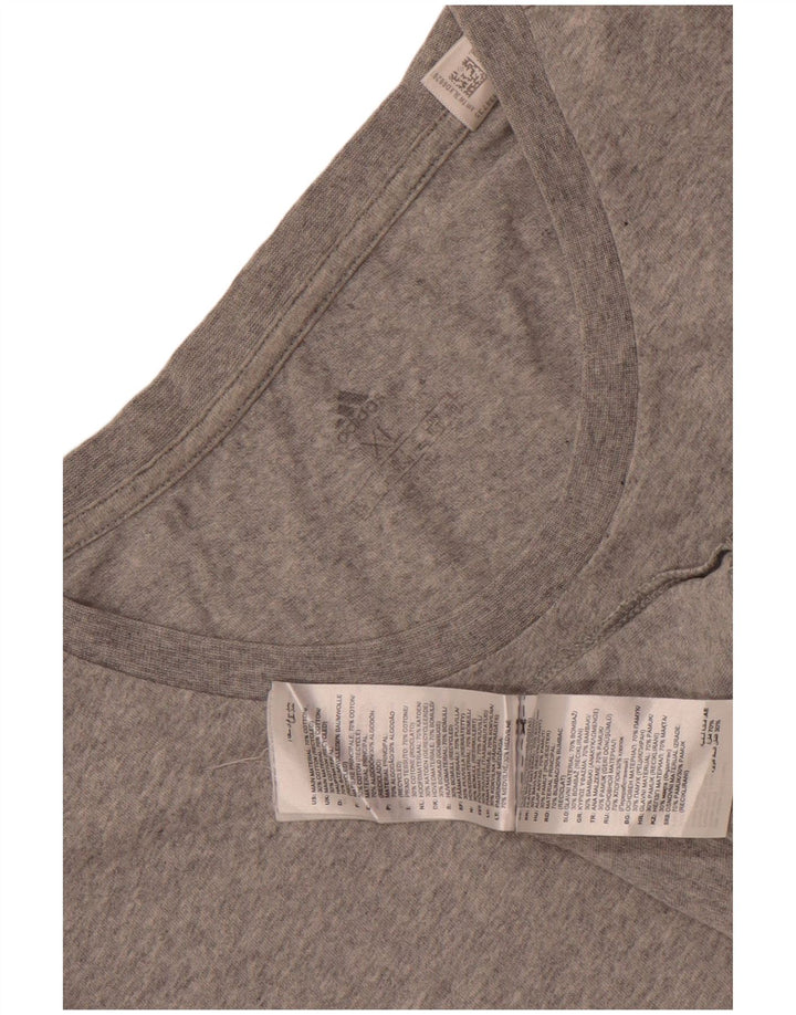 Tricou pentru bărbați Adidas Top XL, bumbac cu pete gri