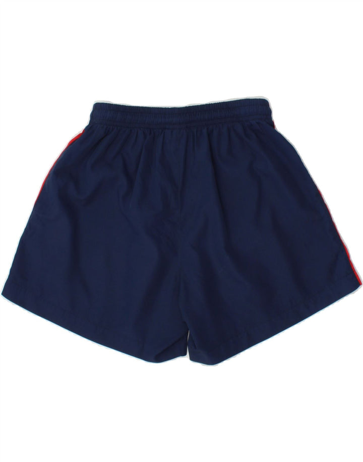 CHAMPION Boys Sport Shorts 13-14 Years Navy Blue Colourblock Polyester Vintage Champion and Second-Hand Champion from Messina Hembry 