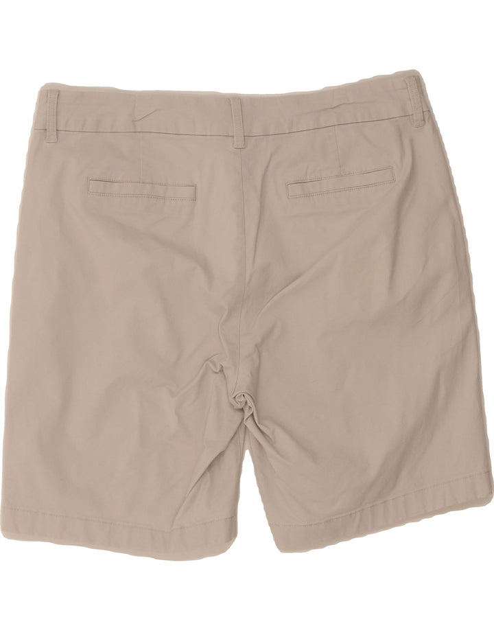 J. CREW Womens Chino Shorts US 12 Large W34  Grey Cotton Vintage J. Crew and Second-Hand J. Crew from Messina Hembry 
