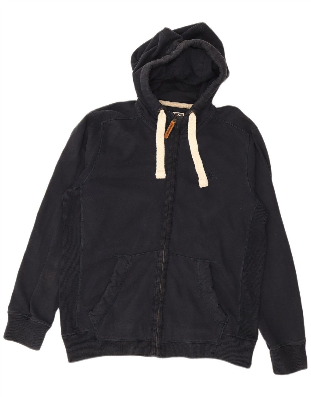 FAT FACE Hanorac cu fermoar pentru bărbați, mare, bumbac, albastru