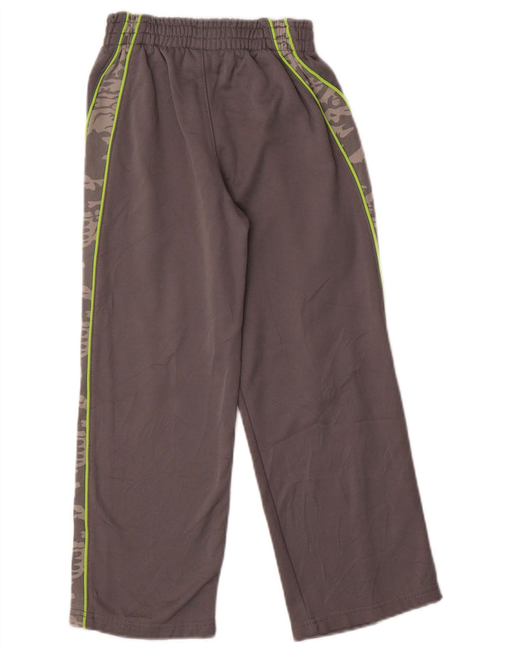 Pantaloni de trening Puma pentru baieti 5-6 ani gri camuflaj