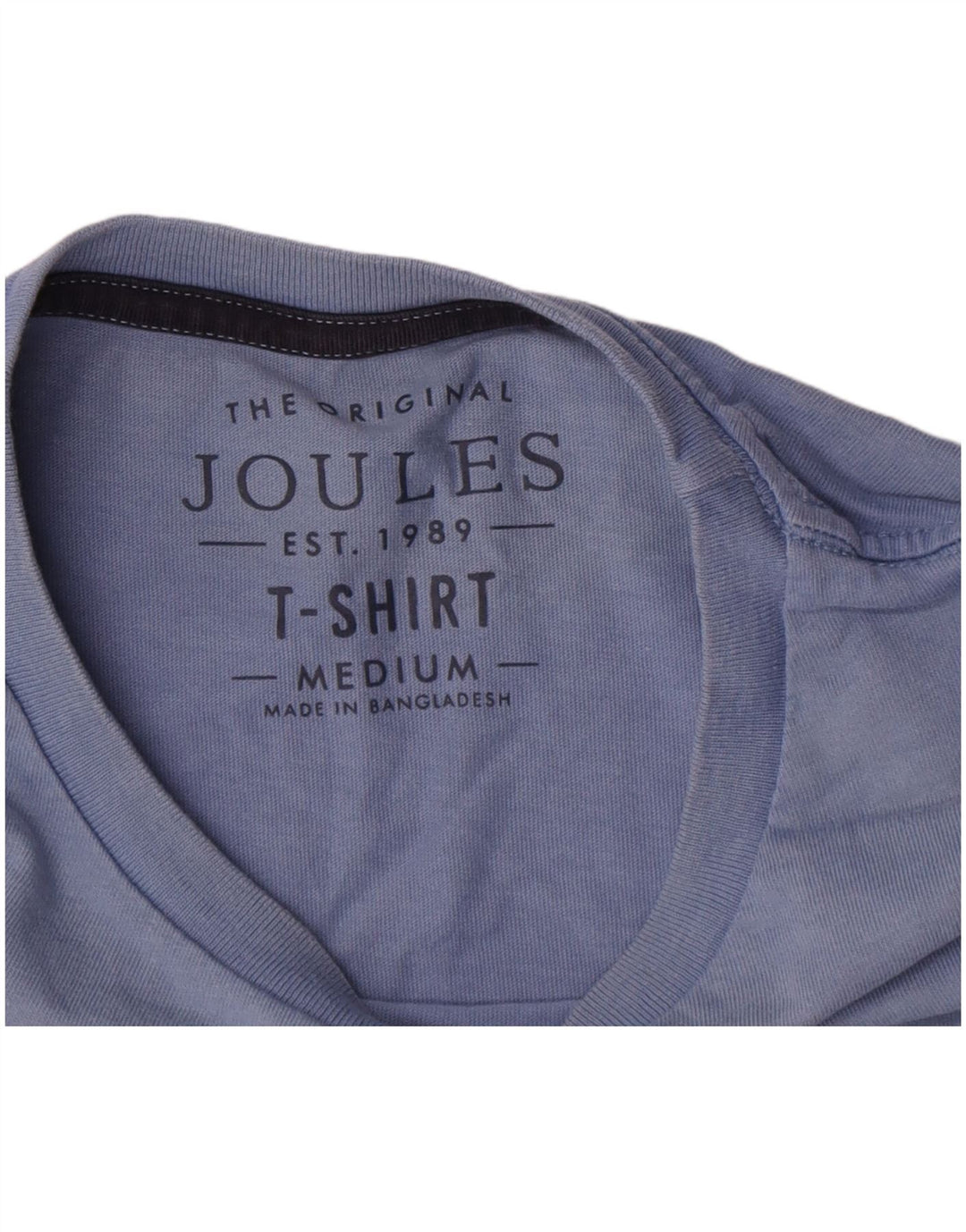 Tricou grafic pentru bărbați Joules Top din bumbac albastru mediu