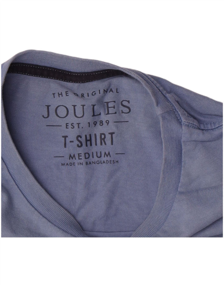 Tricou grafic pentru bărbați Joules Top din bumbac albastru mediu