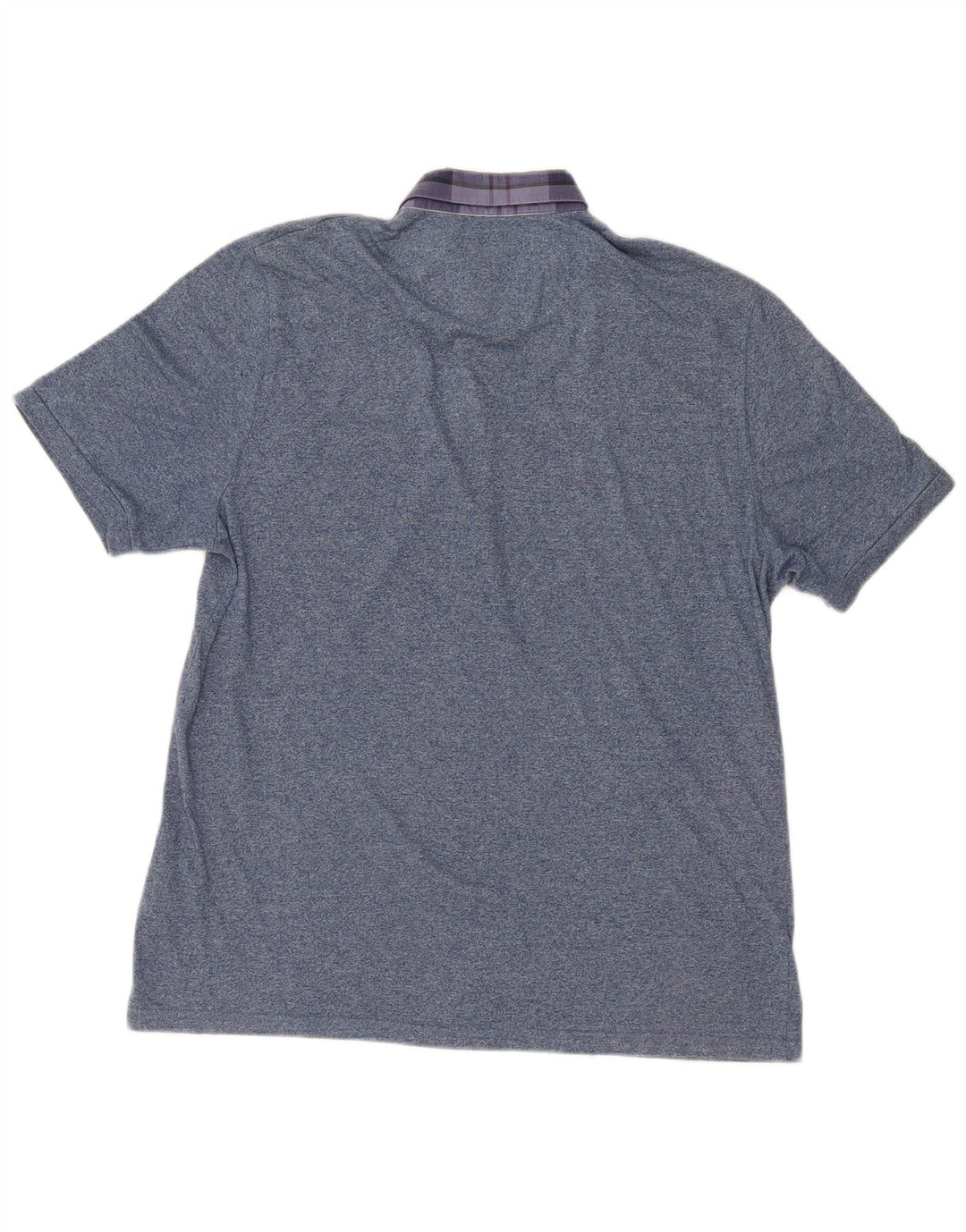 Tricou polo pentru bărbați Ted Baker Mărimea 6 2XL Bumbac albastru pete