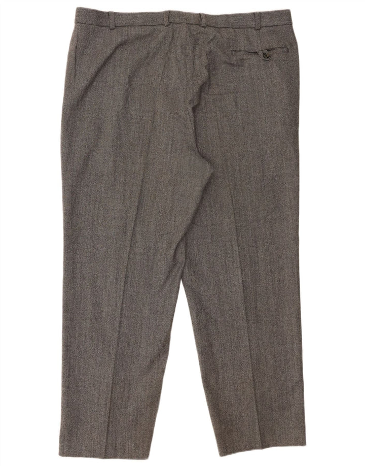 Marks & Spencer Pantaloni drepte pentru bărbați St. Michael L40 L29 Lână gri