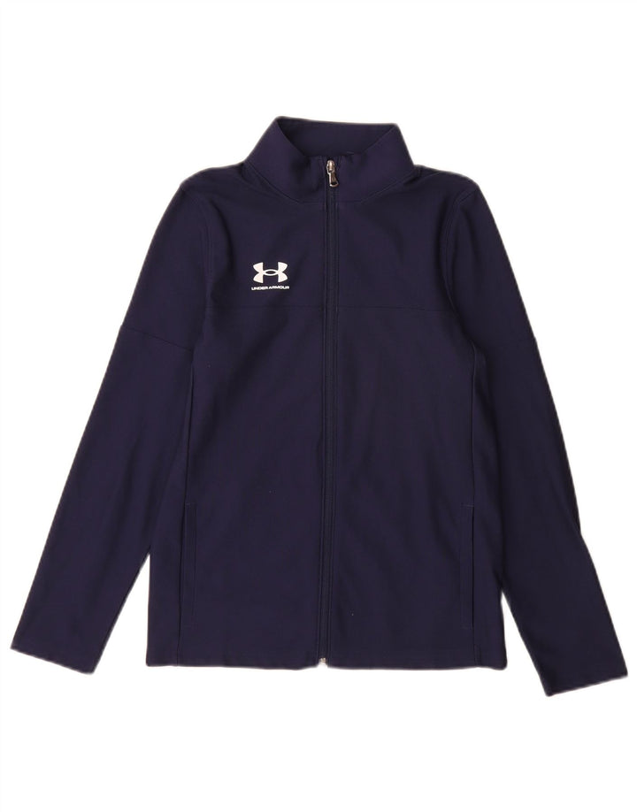 Jachetă de trening Under Armour pentru băieți 9-10 ani, medie, bleumarin