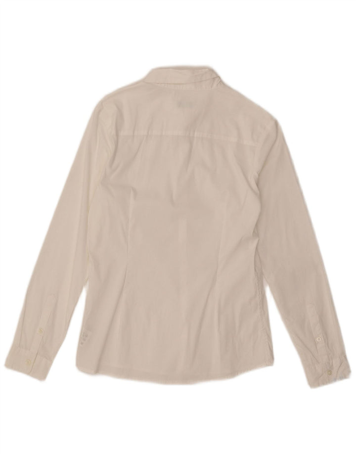 Cămașă United Colors of Benetton Băieți 10-11 Ani XL Bumbac Alb