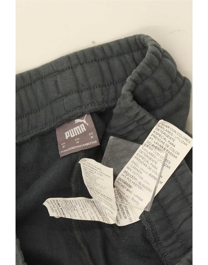 Pantaloni de trening Puma pentru bărbați Joggeri din bumbac verde mediu