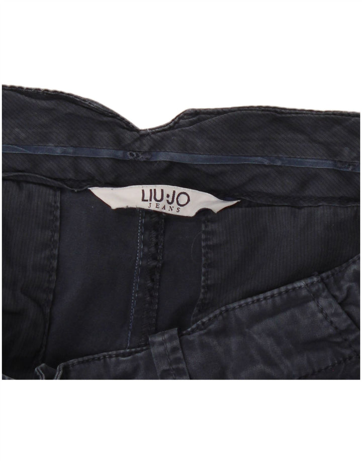 Pantaloni scurti chino pentru femei Liu Jo W34 Large Bleumarin